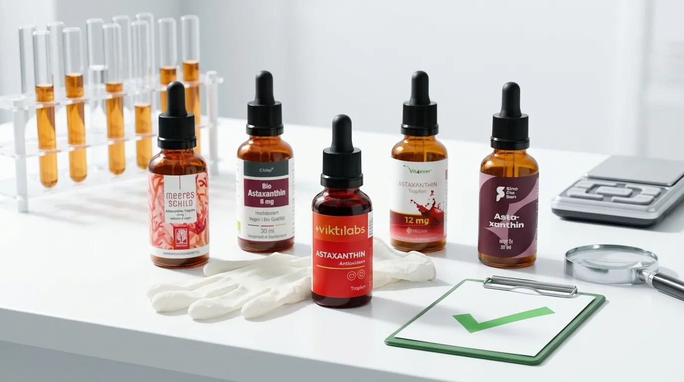 Astaxanthin Pr&auml;parate im Vergleich 2026