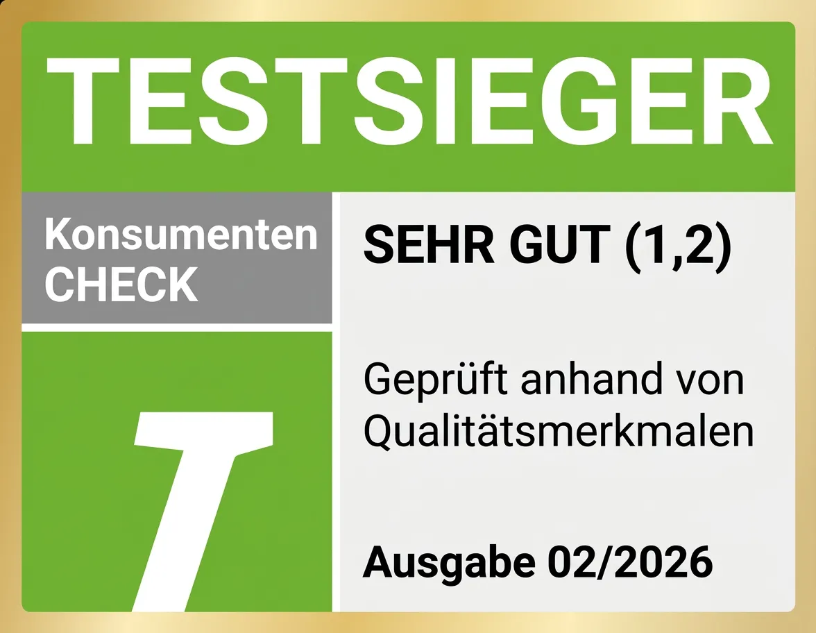 Testsieger Badge
